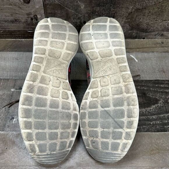 Nike Men’s Size 11.5 Roshe Run Running Shoes Petra Brown Tiger Camo GPX - Picture 6 of 8